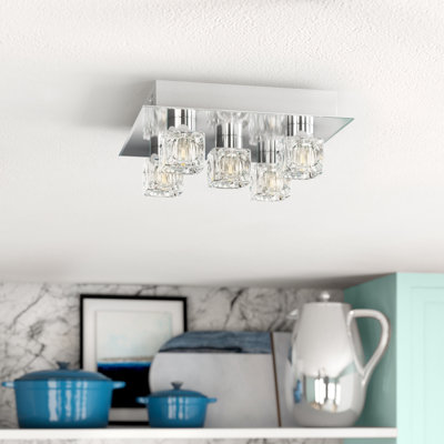 Glass LED Flush Mount