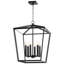 Lustre géométrique de style lanterne à 6 lumières Hyperion-39849365