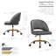 Shauna Velvet Office Chair-114847922