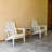Hdpe Folding Adirondack Chair With Dual Cup Holder - Composite Adirondack Chair With Wood Texture-563056616