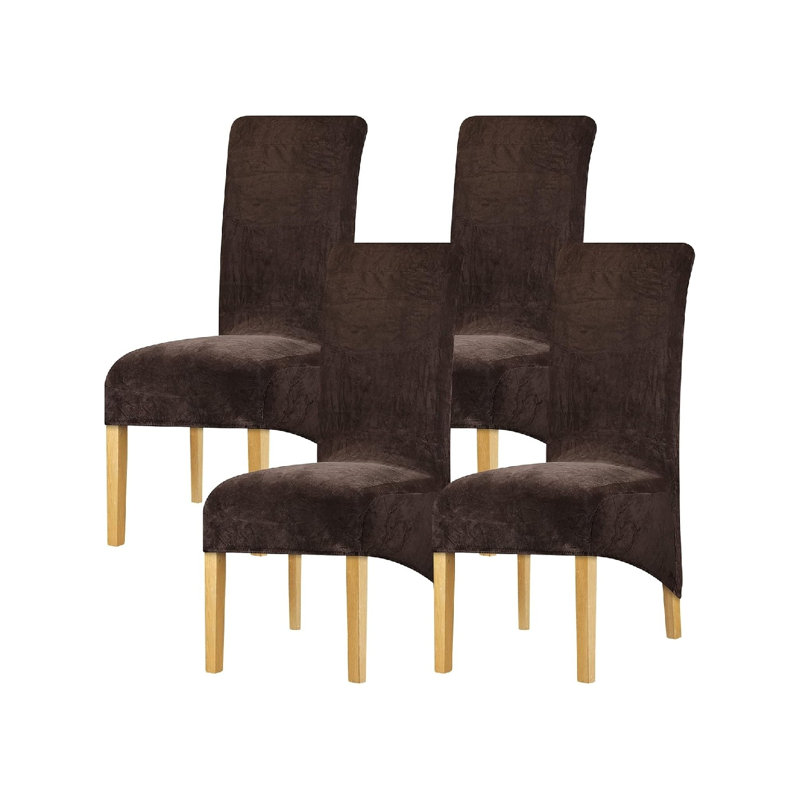 Polyester Box Cushion Dining Chair Slipcover