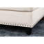 98 po de largeur faisant face à la gauche et méridienne avec. Lin en beige. Coussins modulaires en mousse. Accoudoirs arrondis. 71 po x 33 po. 172,98 lb beige coussiné - large, texturé,-2067319047