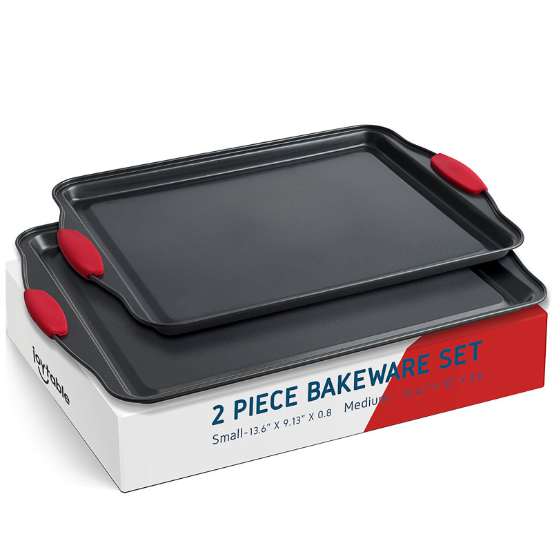 Joytable Non-Stick 2 Piece Baking Sheet Set
