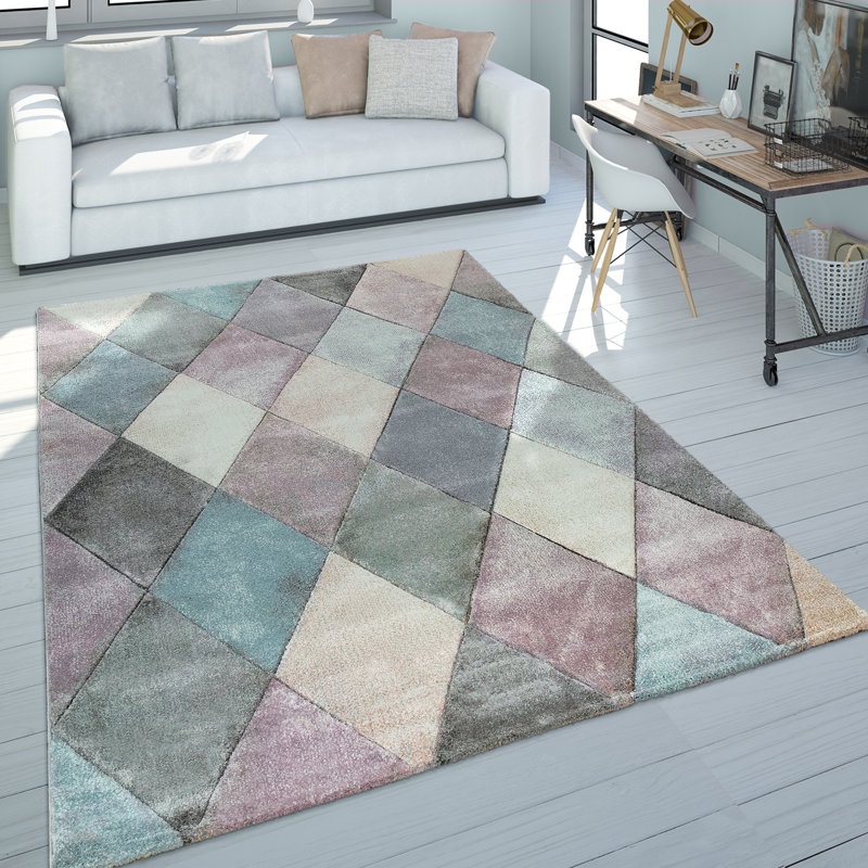 Ayumu Geometric Indoor Rug, Rectangle 5'3" x 7'7"