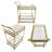 Bayuga Metal Bar Cart-179364381