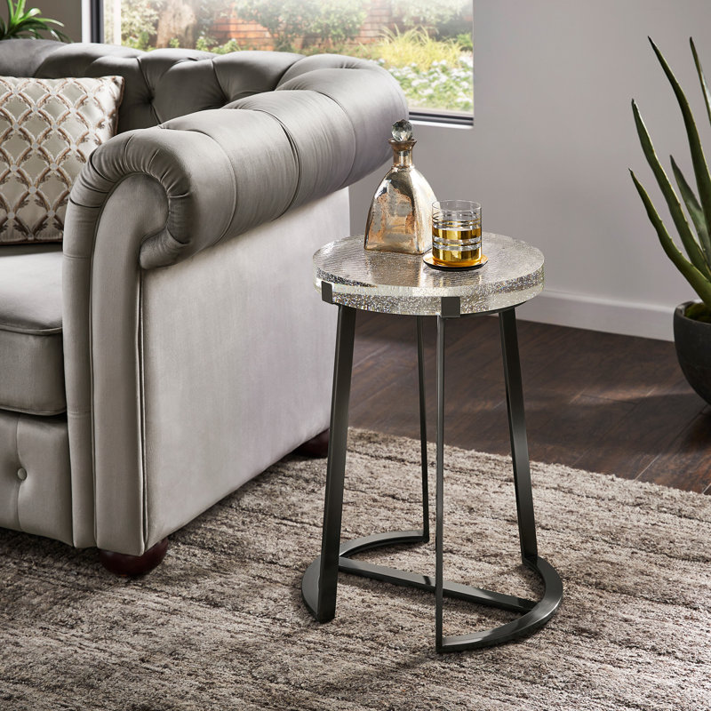 Table de bout Degolier, Gris
