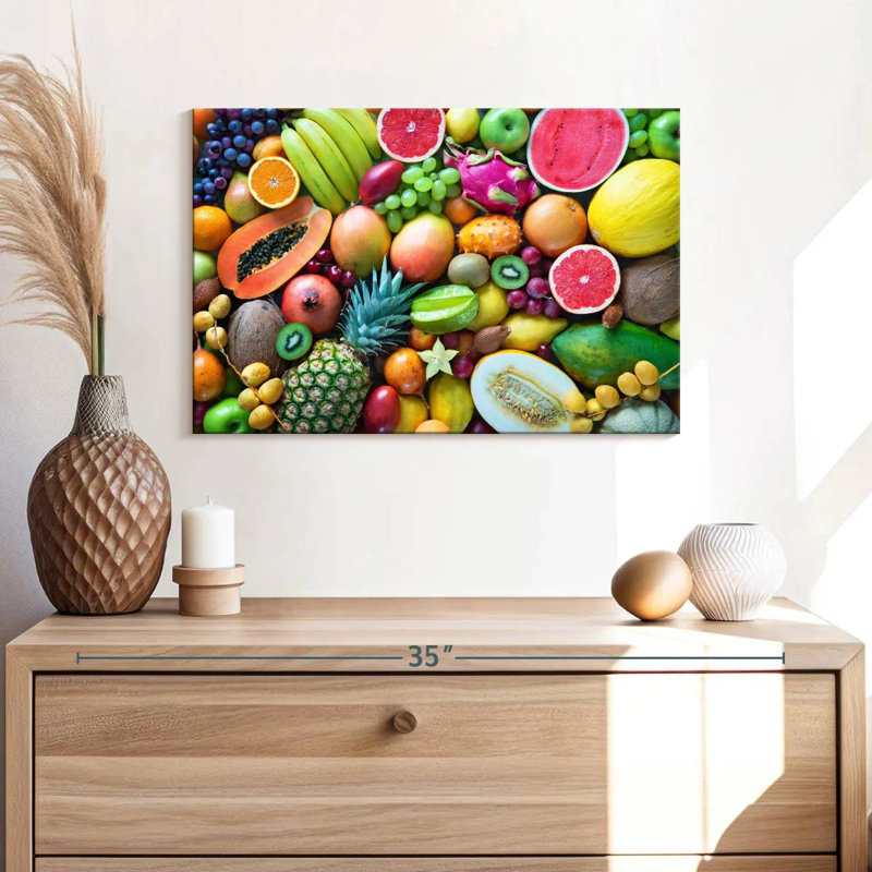 Yarlin fruits tropicaux mûres, H 16 po x l 24 po