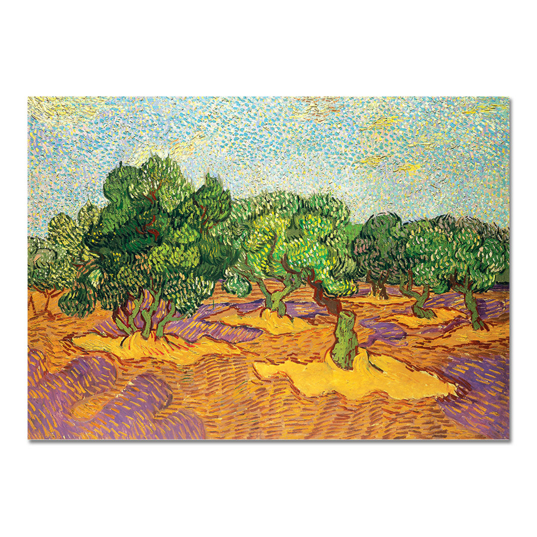 Kunstdruck Olivenbäume von Vincent Van Gogh