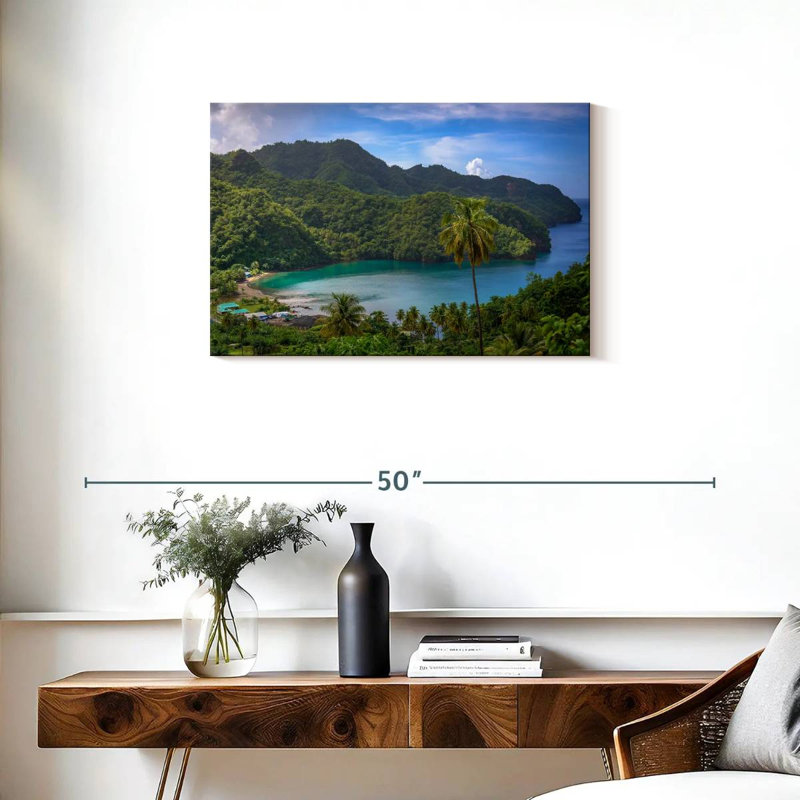 Gillard exotique des Caraïbes, H 20 po x l 30 po
