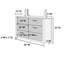 Commode double l 6 tiroirs Ashoka