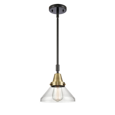 Luminaire suspendu conique 1 lumière