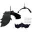 Chauves-souris volantes en caoutchouc d'Halloween 3D