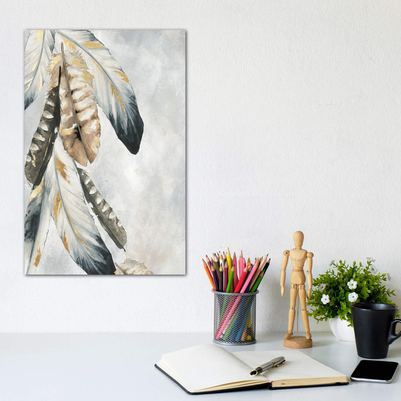 Golden Bunch by Eva Watts - Print on Canvas, 20.32 cm H x 30.48 cm W, Wrapped Canvas