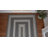 Argo Classic Nautical Mitre Stripe Reversible Machine-Washable Black/Cream Indoor/Outdoor Rug-443693937