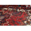 Tapis rouge en laine noué à la main de conception unique 7 pi 10 po x 10 pi 9 po Omprakesh