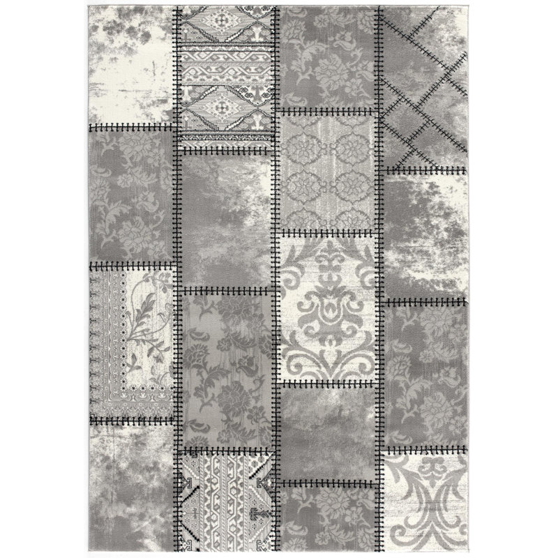 Abstract Indoor Rug, Rectangle 2'3" x 4'