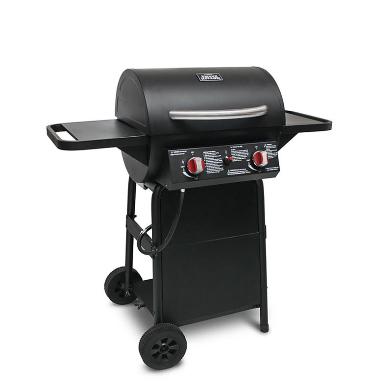 Masterbuilt 2-Burner Propane Gas Grill with Side Shelves