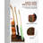 Wooden Guitar Stand For Multiple Guitars, 3-Holder, Front Display Space-Saving Floor Guitar Rack For Home, Studio, Stage, Walnut Color (For 2 Electric+1 Acoustic)-509378515-509378509