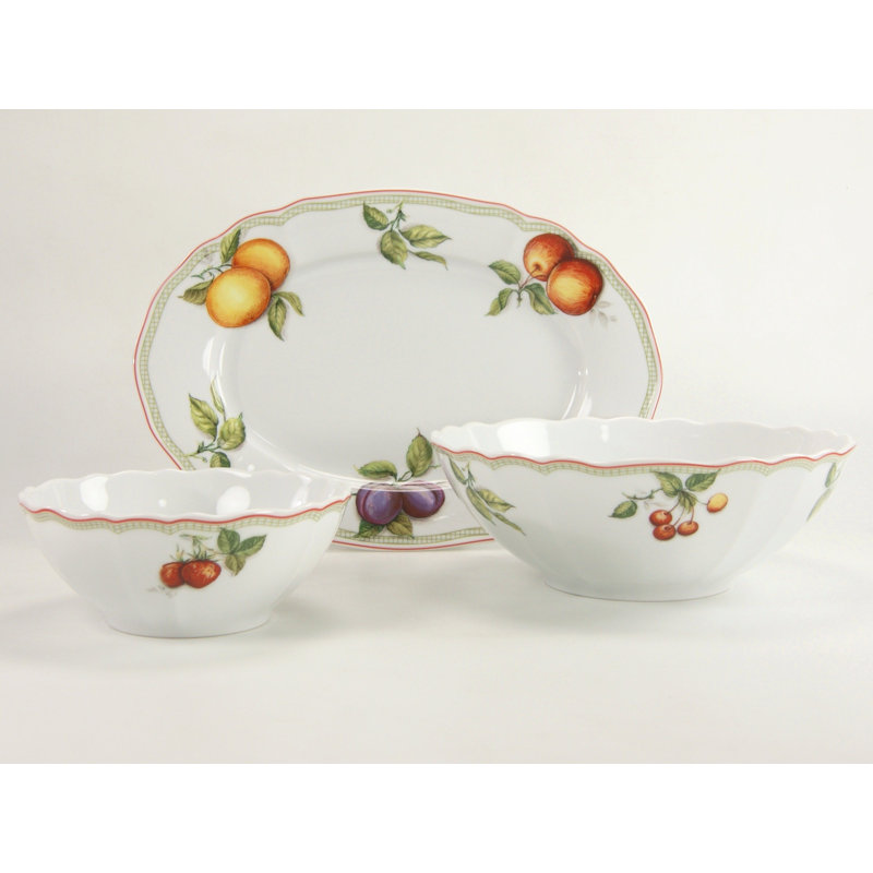 Flora Orchard Divided Serving Dish