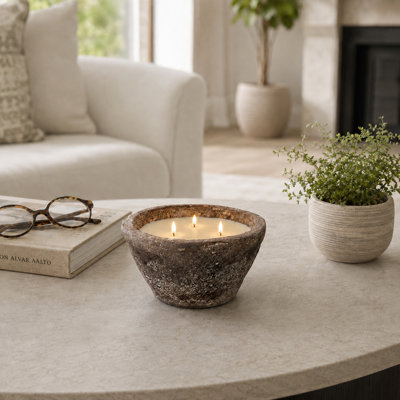 Vanilla Jar Candle with Holder