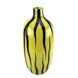 Zebra Handmade Glass Table Vase