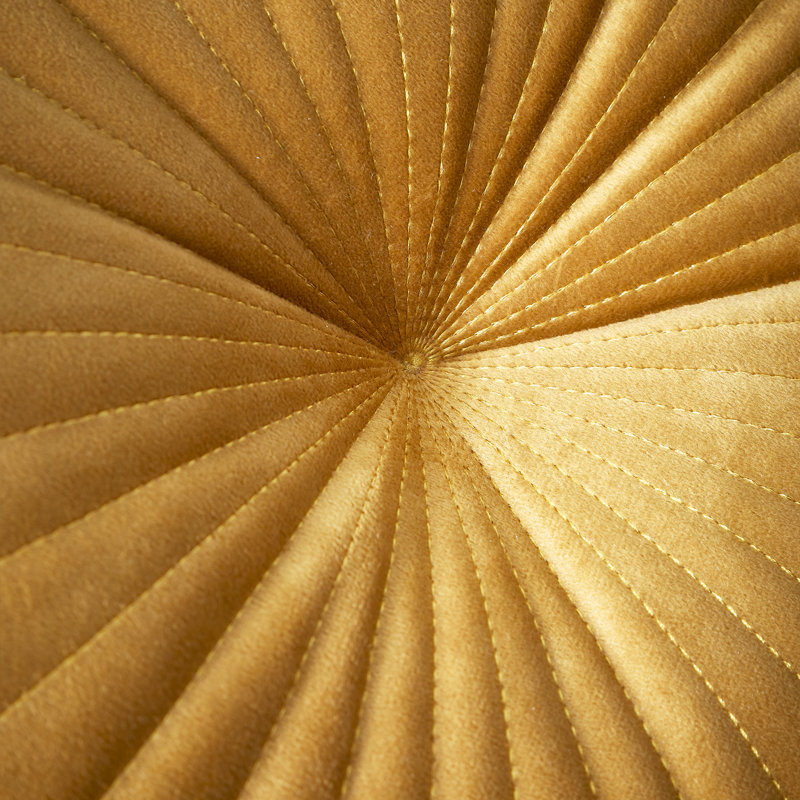 Round Soft 40x40cm Cushion, Yellow