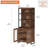 WAMPAT Home Office Set: 59" Modern Desk With Charging Station And Storage Cabinet, 72" Tall Bookcases With Adjustable Shelves, Wood Computer Desk And Library Storage Cabinet For Work Study-122933767
