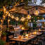 Guirlande lumineuse DEL d'extérieur, étanche et incassable, avec ampoules Edison à intensité variable, connectable pour la décoration de votre jardin, porche, fête, mariage ou Noël.