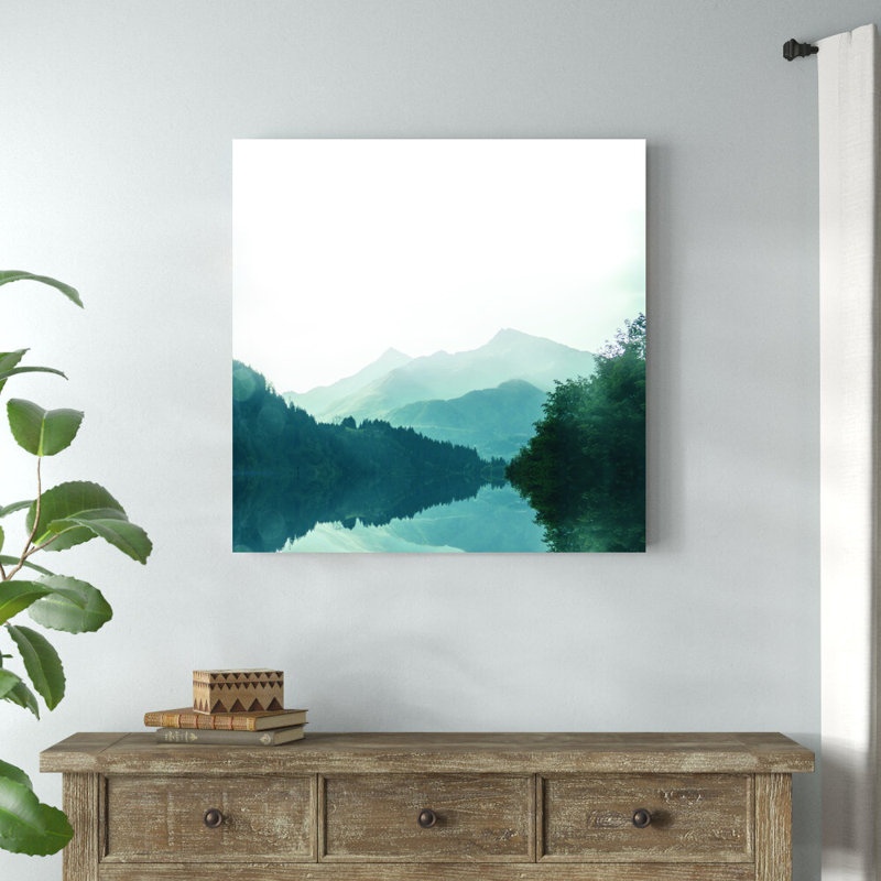 «Blue Mountain», reproduction de photo sur toile tendue, H 36 po x l 36 po