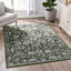 Tapis vert floral rétro Dazzle-319699034