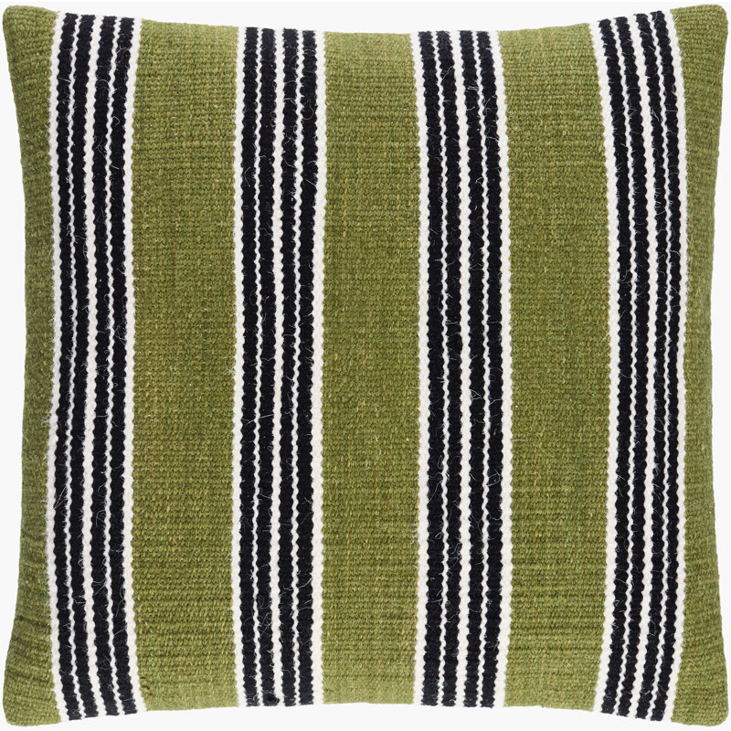 Coussin décoratif Bold Stripes, Inférieur, H 18 po x l 18 po