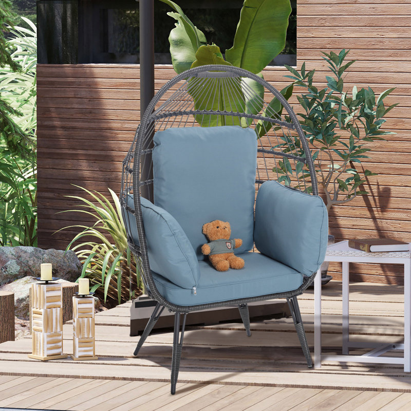 Fauteuil à œufs COOLMORE, Bleu