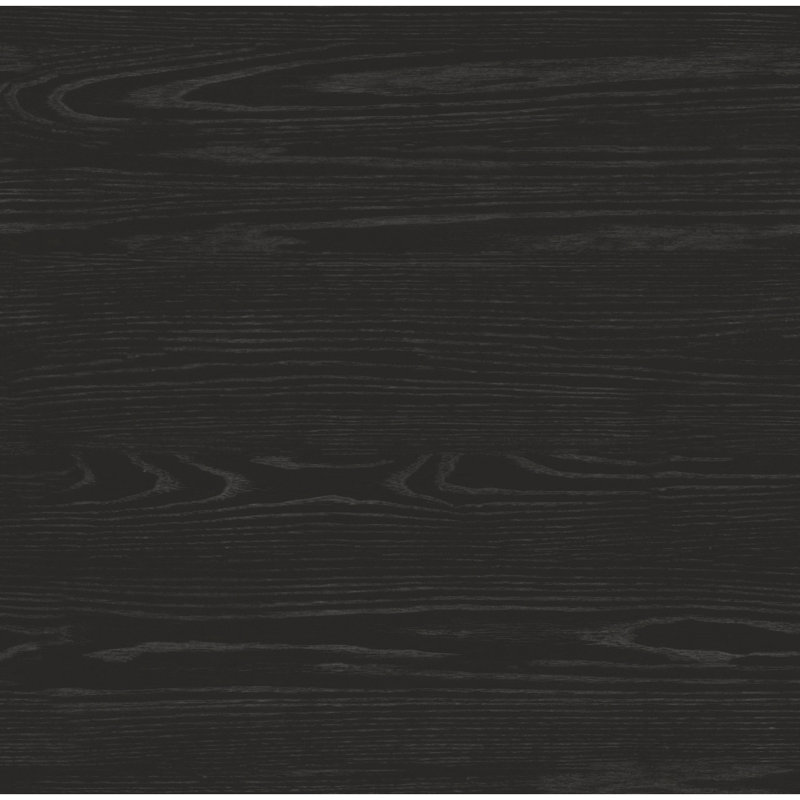 Table basse Laurel Canyon 49 po, aucun assemblage requis, finition clou de girofle, Noir