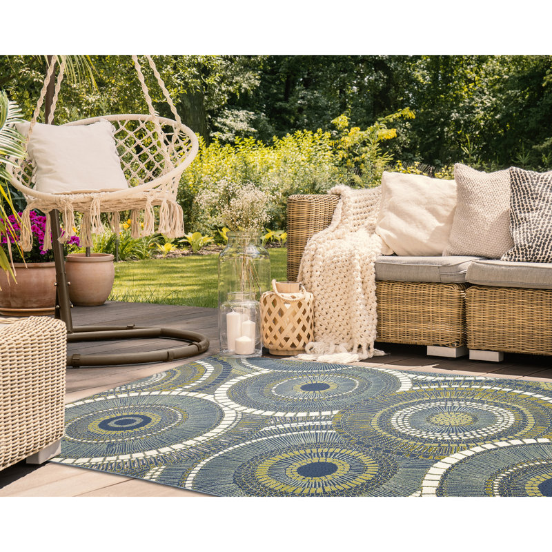 Lohyn Geometric Indoor Rug, Rectangle 8'10" x 11'9"