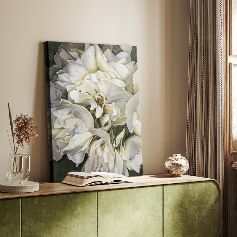 POUR LES ROSES -Galerie en toile Cavas, H 60 po x l 40 po
