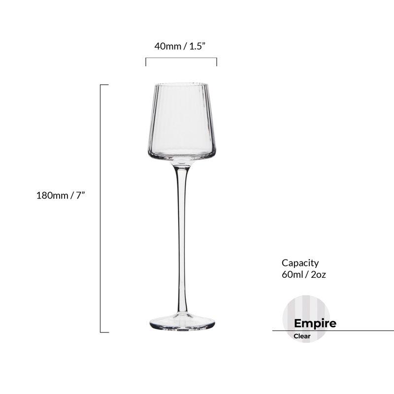 Empire Liqueur Glasses