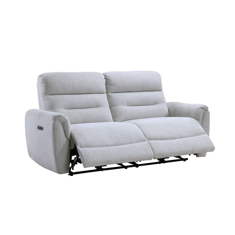 Canapé en chenille gris Easy Motion avec port USB Eastre
