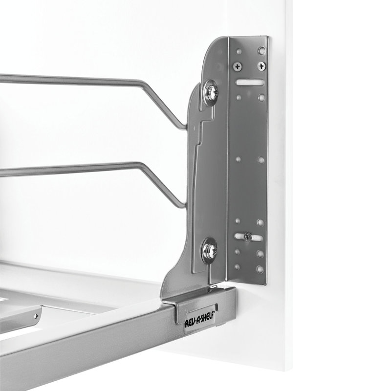 Poubelle escamotable Rev-A-Shelf, Blanc