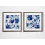 « indigo tourbillon », ensemble de 2 reproductions encadrées-27611426