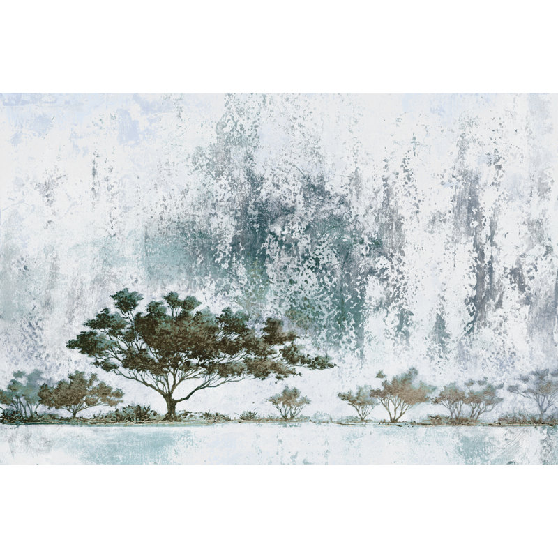 Trees And Sky - Wrapped Canvas Painting, 76cm H x 51cm W x 3.8cm D