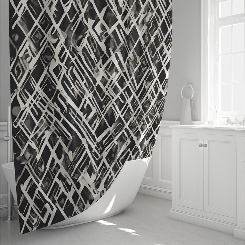 Odetta Shower Curtain, 72" H x 70" W