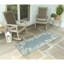 Tapis d'intérieur / extérieur floral touffeté à la main Bellavia-255965805