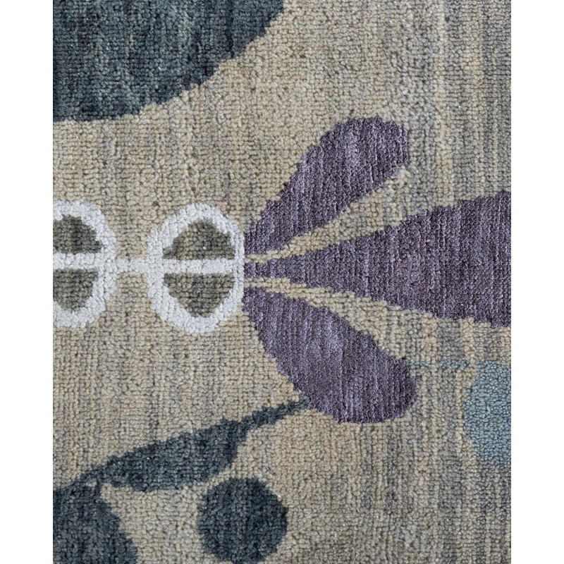 Overdyed One-of-a-Kind 9' 0" X 12' 7" Hand Knotted Area Rug
