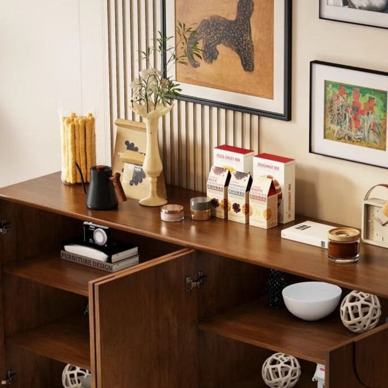 Retro And Simple Sideboard, Walnut