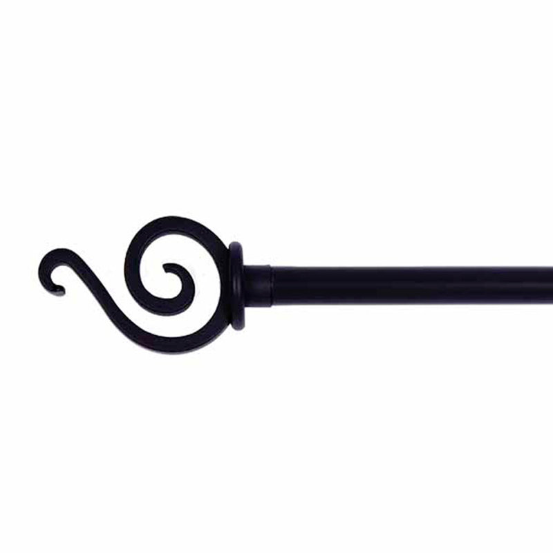 Ahern Adjustable Single Curtain Rod