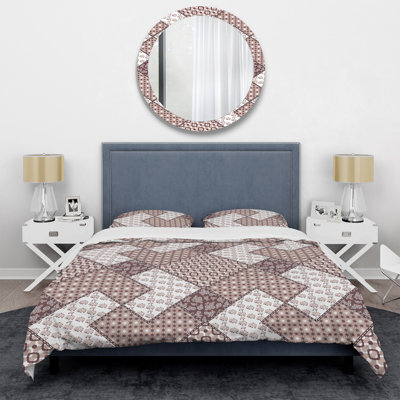 Brown Microfiber Duvet Cover Set