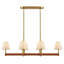 6 - Light Iron Chandelier