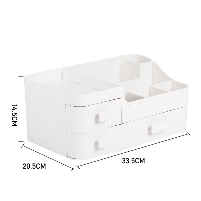 Nuaymah Plastic Makeup Organiser