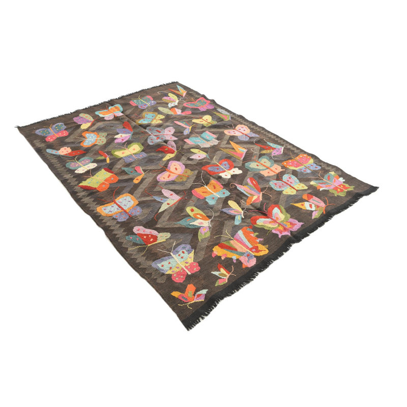 Tapis brun foncé Nathanael