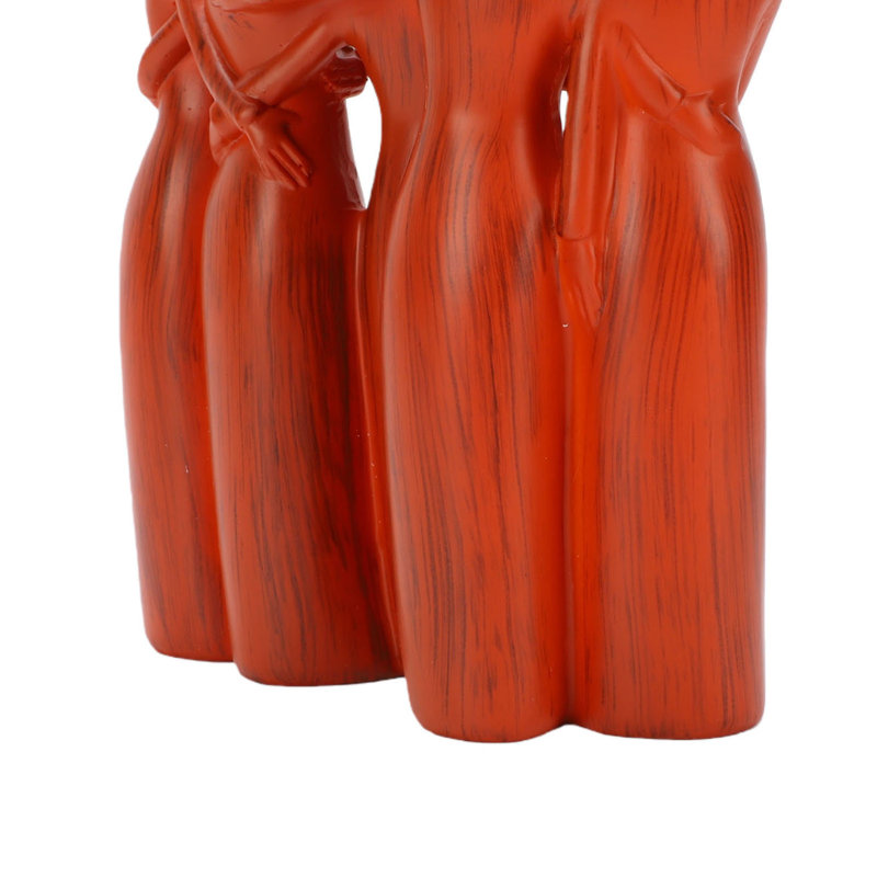 5 sœurs amitie résine figurine plate et élargie sculpture de fond pour la maison 1PCS